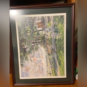 Charles Peterson Print and frame